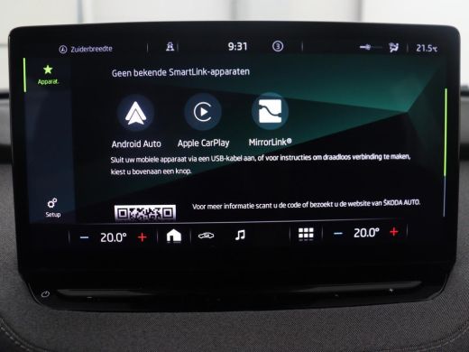 Skoda Enyaq iV | SOH 91,0% | Half leder | Cruise control | Carplay | Navigatie | Sfeerverlichting | Climate cont... ActivLease financial lease