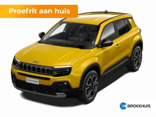 Jeep Avenger 1.2 e-Hybrid Summit Adaptieve Cruise | Climate Control | Camera | 18" Lichtmetaal | Leder/Stof | ... ActivLease financial lease