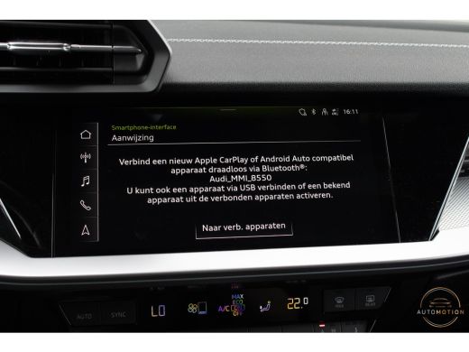 Audi A3 Sportback 40 TFSIe Sline Pano Maxton B&O ACC Parkeerhulp Keyless ActivLease financial lease