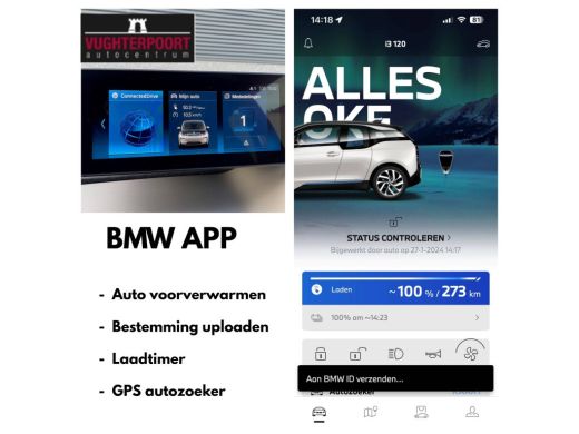 BMW i3 Executive 120Ah 42 kWh/*Galvanic Gold*/Carplay/1e eig./W-pomp/20"/Camera/3-fase ActivLease financial lease