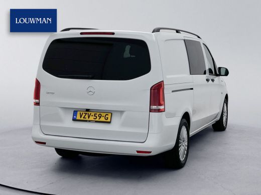 Mercedes-Benz eVito Lang 66 kWh DC 266km WLTP Dubbele cabine Led Schuifdeur L+R 5-zitplaatsen Navigatie Camera Snelladen ActivLease financial lease