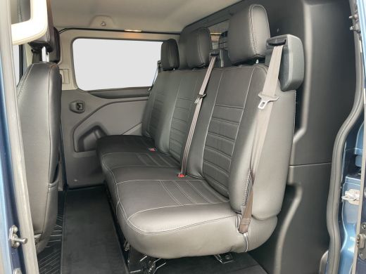 Ford Transit Custom 300 2.0 170pk TDCI L2H1 Limited DC | Trekhaak | 2x Schuifdeur | Camera | Leder | Stoelverwarming ActivLease financial lease