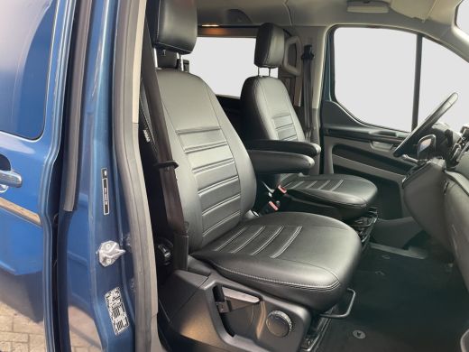 Ford Transit Custom 300 2.0 170pk TDCI L2H1 Limited DC | Trekhaak | 2x Schuifdeur | Camera | Leder | Stoelverwarming ActivLease financial lease