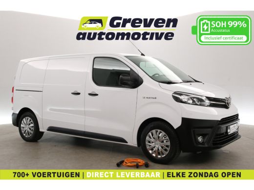 Toyota ProAce 75 kWh L2H1 Long Range | Snelladen | SOH 99% | Airco | Cruise | 3 Zits | Carplay | Parkeersens. ActivLease financial lease