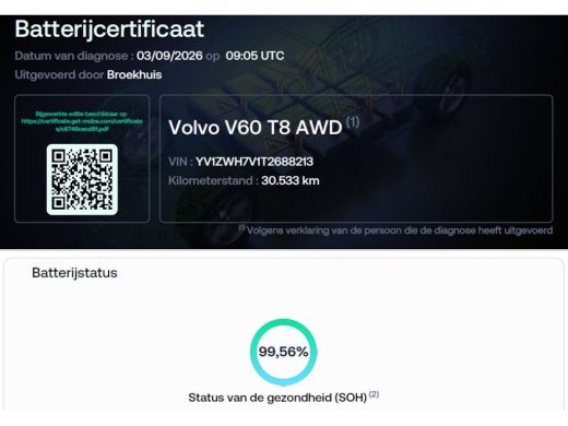 Volvo  V60 2.0 T8 Plug-in hybrid AWD Plus Dark | Harman Kardon | Stoel + Stuur Verwarming | Panoramadak | Tr... ActivLease financial lease