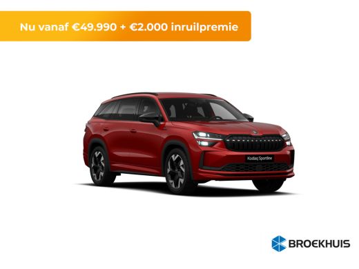 Skoda Kodiaq Sportline Limited | Achteruitrijcamera | Driving mode select | LED interieurverlichting inclusief... ActivLease financial lease