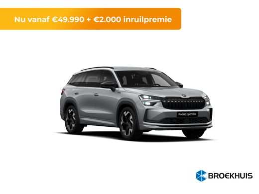 Skoda Kodiaq Sportline Limited | Achteruitrijcamera | Driving mode select | Elektrisch bedienbaar panoramisch ... ActivLease financial lease