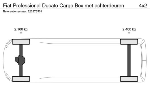 Fiat Ducato Cargo Box met achterdeuren | Cruise control met begrenzer ActivLease financial lease