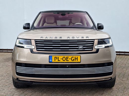 Land Rover Range Rover P510e SV PHEV 4WS 4xMassage Chauffeurspakket Signature Trekhaak Zonsondergang Goud Meridian ActivLease financial lease