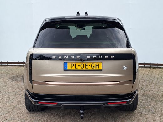Land Rover Range Rover P510e SV PHEV 4WS 4xMassage Chauffeurspakket Signature Trekhaak Zonsondergang Goud Meridian ActivLease financial lease