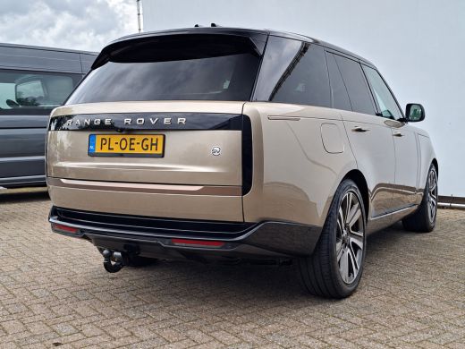 Land Rover Range Rover P510e SV PHEV 4WS 4xMassage Chauffeurspakket Signature Trekhaak Zonsondergang Goud Meridian ActivLease financial lease