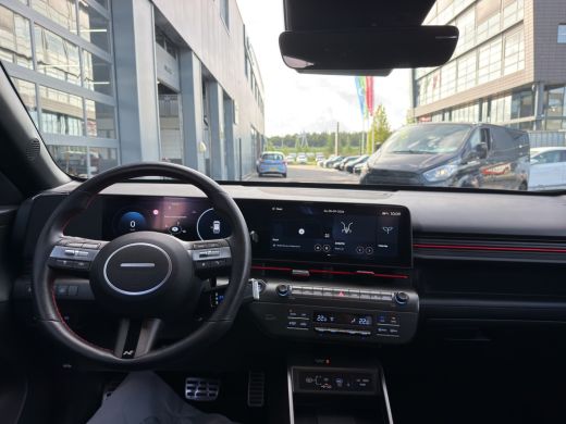 Hyundai Kona 1.6 GDI HEV 141pk N-Line Sky | Trekhaak | Panorama schuifdak | Stoelventilatie | 360 graden camer... ActivLease financial lease