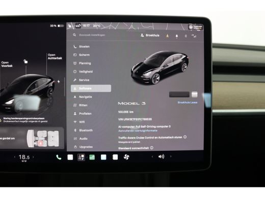 Tesla Model 3 RWD 60 kWh | SOH 92% | 1e Eigenaar! | Panoramadak | Leder | LED | Keyless | 360 Camera | Clima | ... ActivLease financial lease