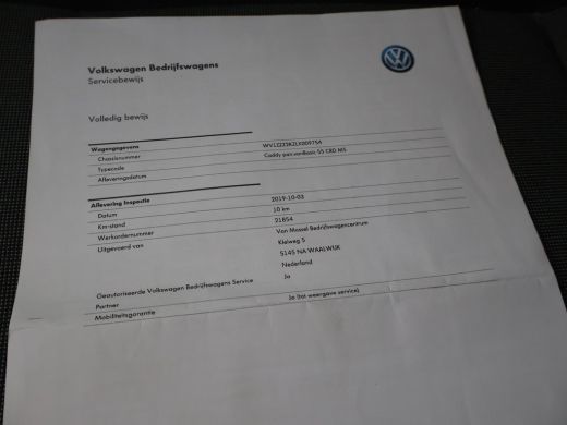 Volkswagen Caddy 2.0 TDI *9.726 KM - UNIEK* ORIG. NL EURO 6 + APPLE CARPLAY | NAVIGATIE ActivLease financial lease