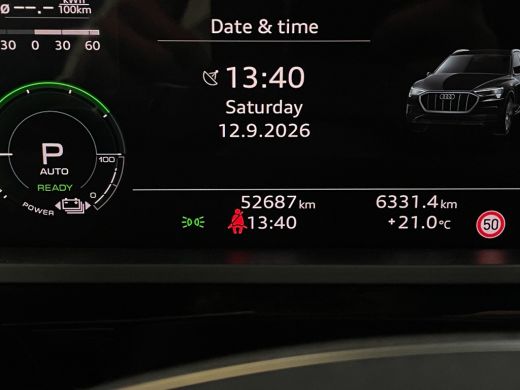 Audi e-tron 50 quattro S edition 71 kWh B&O | Adaptieve cruise | Stoel- stuurverw. | Memory | Leder | 21" | P... ActivLease financial lease