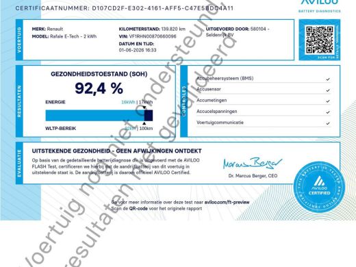 Renault Austral | SOH 92.4% | Half Leder | Massage | Stuur/stoel verwarming | Adaptive cruise | Camera | Carplay ... ActivLease financial lease