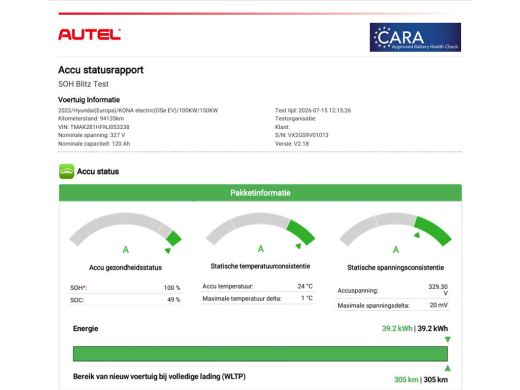 Hyundai Kona Kona EV Comfort 39 kWh / SOH 100% / 3 fase Laden/ 8 jaar Batterijgarantie/  Fabrieksgarantie tot ... ActivLease financial lease
