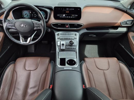 Hyundai Santa Fe 1.6 T-GDI PHEV Premium Sky / SOH 100% / Dealer onderhouden / Glazen schuif- en kanteldak / Head U... ActivLease financial lease