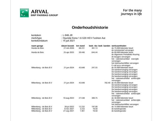 Hyundai Kona 1.6 GDI HEV Fashion / 1.300 KG trekgewicht / Head up Display / Achteruitrijcamera /  Cruise Contr... ActivLease financial lease
