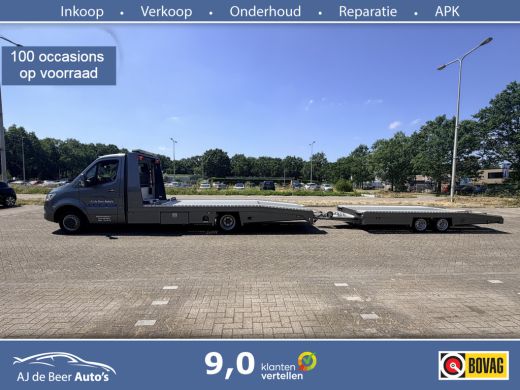 Mercedes-Benz Sprinter 519 3.0 CDI L3 EURO VI-D Tijhof Aluliner oprijwagen full optie met aanhanger ActivLease financial lease