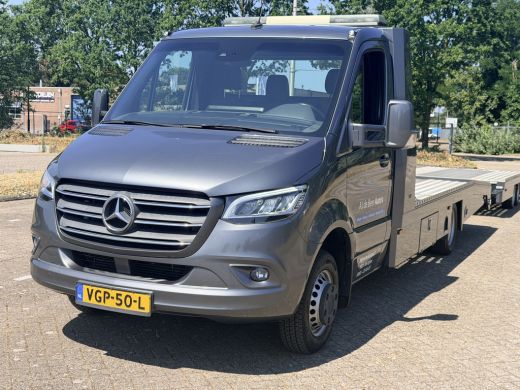 Mercedes-Benz Sprinter 519 3.0 CDI L3 EURO VI-D Tijhof Aluliner oprijwagen full optie met aanhanger ActivLease financial lease