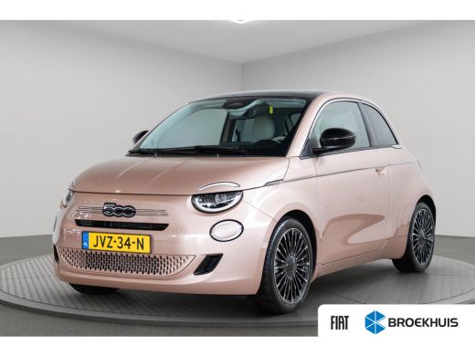 Fiat 500 1.0 Hybrid La Prima | Tot 8 Jaar Garantie | Camera | Panoramadak | Lederen bekleding | Navigatie ... ActivLease financial lease
