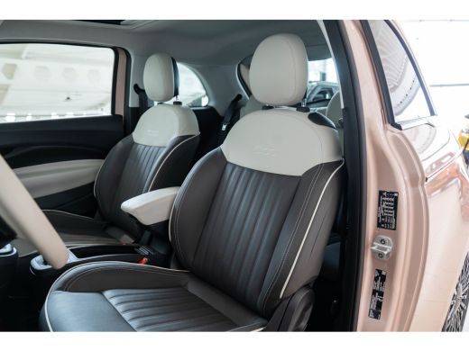 Fiat 500 1.0 Hybrid La Prima | Tot 8 Jaar Garantie | Camera | Panoramadak | Lederen bekleding | Navigatie ... ActivLease financial lease