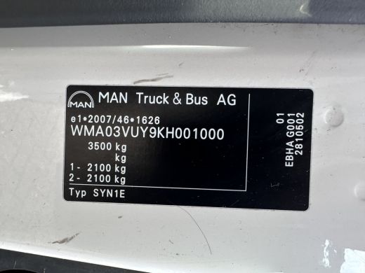 MAN eTGE Basis 36 kWh L3 H3 (2-Fase) {SoH-88%} Aut. *HEATPUMP | NAVI-FULLMAP | AIRCO | CRUISE | CAMERA | H... ActivLease financial lease