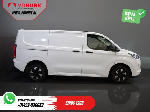 Ford E-Transit Custom Trend 330 km WLTP LED/ Snellader/ 2.3t Trekverm./ Stoelverw./ Carplay/ Climate/ Camera/ PDC/ Cruise ActivLease financial lease