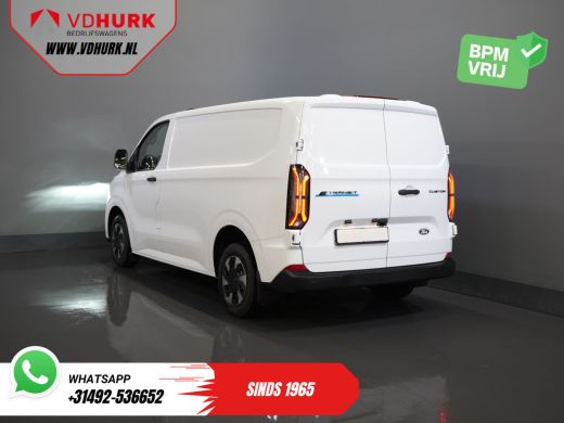 Ford E-Transit Custom Trend 330 km WLTP LED/ Snellader/ 2.3t Trekverm./ Stoelverw./ Carplay/ Climate/ Camera/ PDC/ Cruise ActivLease financial lease