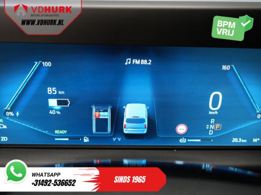 Ford E-Transit Custom Trend 330 km WLTP LED/ Snellader/ 2.3t Trekverm./ Stoelverw./ Carplay/ Climate/ Camera/ PDC/ Cruise ActivLease financial lease