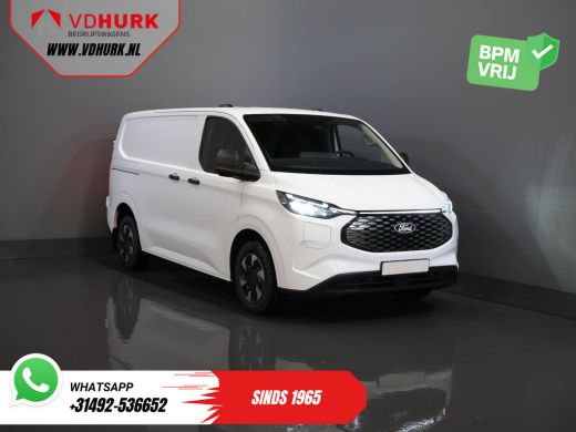 Ford E-Transit Custom Trend 330 km WLTP LED/ Snellader/ 2.3t Trekverm./ Stoelverw./ Carplay/ Climate/ Camera/ PDC/ Cruise ActivLease financial lease