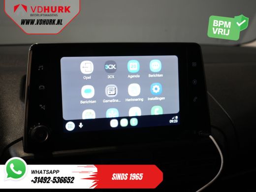 Opel Combo-e 50kWh 285 WLTP 3 Pers./ Standkachel/ Snellader/ Stoelverw./ Stuurverw./ Keyless/ Carplay/ Navi/ C... ActivLease financial lease
