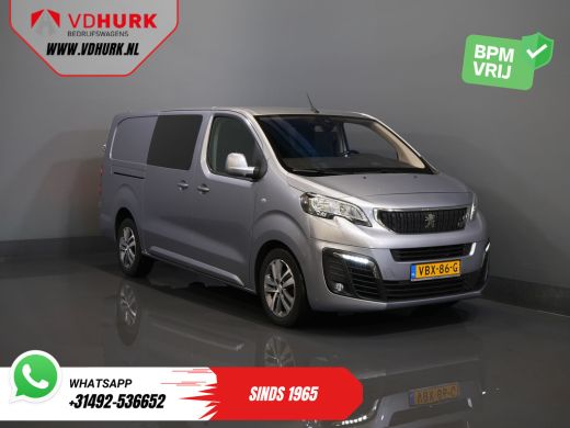 Peugeot Expert 2.0 HDI 180 pk Aut. DC Dubbel Cabine 2x Schuifdeur/ Carplay/ Stoelverw./ Climate/ Navi/ Camera/ C... ActivLease financial lease