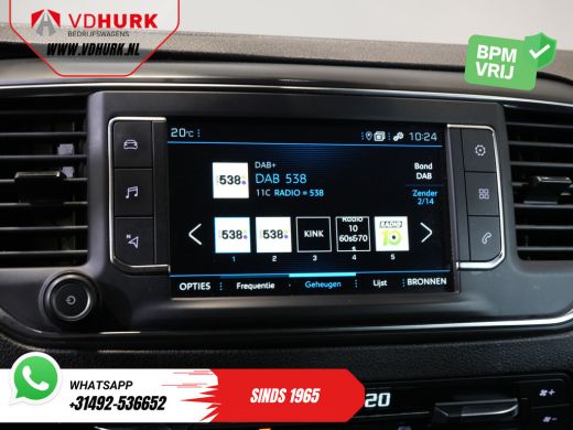 Peugeot Expert 2.0 HDI 180 pk Aut. DC Dubbel Cabine 2x Schuifdeur/ Carplay/ Stoelverw./ Climate/ Navi/ Camera/ C... ActivLease financial lease