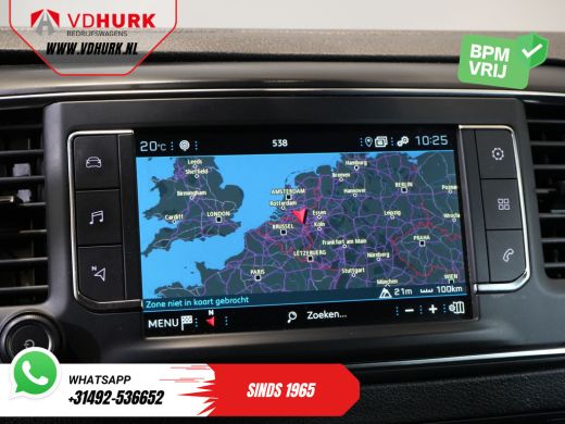 Peugeot Expert 2.0 HDI 180 pk Aut. DC Dubbel Cabine 2x Schuifdeur/ Carplay/ Stoelverw./ Climate/ Navi/ Camera/ C... ActivLease financial lease
