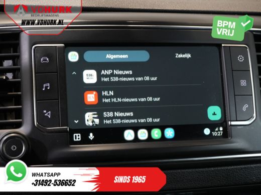 Peugeot Expert 2.0 HDI 180 pk Aut. DC Dubbel Cabine 2x Schuifdeur/ Carplay/ Stoelverw./ Climate/ Navi/ Camera/ C... ActivLease financial lease