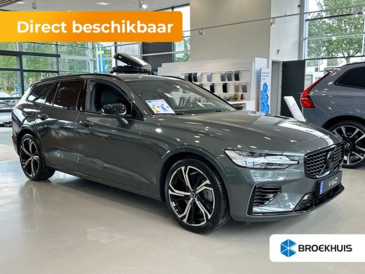 Volvo  V60 2.0 T6 Plug-in hybrid AWD Ultra Dark | Black Pakket | Massage | B&W | HUD | Gelaagd glas | Pano | ActivLease financial lease