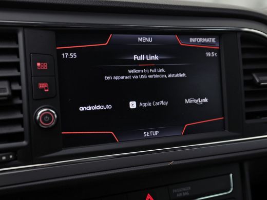Seat Leon 1.0 EcoTSI Intense Sport Automaat (APPLE CARPLAY, NAVIGATIE, CLIMATE, KEYLESS, SPORTSTOELEN, PARK... ActivLease financial lease