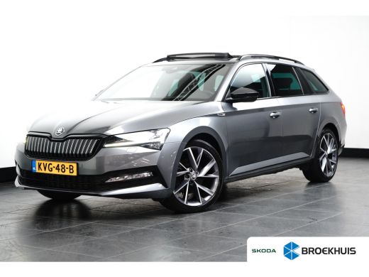 Skoda Superb Combi 1.4 TSI iV Sportline Business l Elekt. Stoel incl Memory l Pano Dak l Camera l Elektr. Klep... ActivLease financial lease