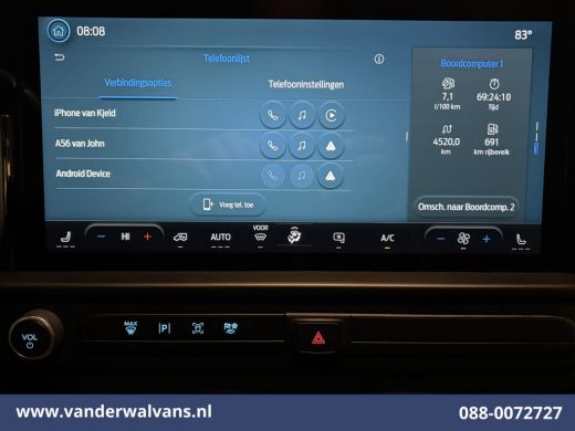 Ford Transit Custom 2.0 TDCI 136pk L2H1 Euro6 Airco | Camera | LED | Apple Carplay | Cruisecontrol | 2500kg Trekhaak ... ActivLease financial lease