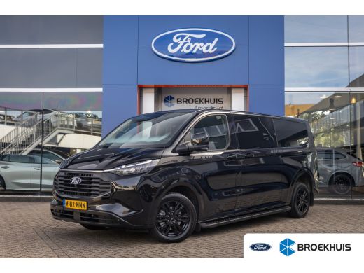 Ford Transit Custom 320 2.5 PHEV L2H1 Limited Black Platinum Dubbel Cabine | DEMO-DEAL | 360 camera | Leder | Cruise ... ActivLease financial lease