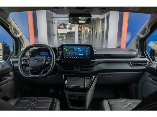 Ford Transit Custom 320 2.5 PHEV L2H1 Limited Black Platinum Dubbel Cabine | DEMO-DEAL | 360 camera | Leder | Cruise ... ActivLease financial lease