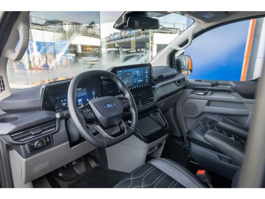 Ford Transit Custom 320 2.5 PHEV L2H1 Limited Black Platinum Dubbel Cabine | DEMO-DEAL | 360 camera | Leder | Cruise ... ActivLease financial lease