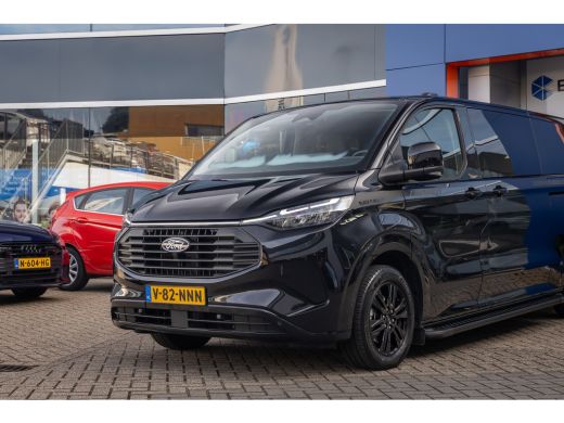 Ford Transit Custom 320 2.5 PHEV L2H1 Limited Black Platinum Dubbel Cabine | DEMO-DEAL | 360 camera | Leder | Cruise ... ActivLease financial lease