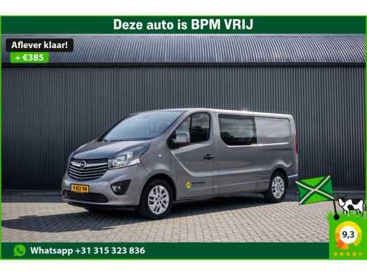 Opel Vivaro 1.6 CDTI L2H1 | 125PK | DC 6-Zits | Camera | Cruise | Airco | Trekhaak ActivLease financial lease