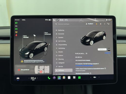 Tesla Model 3 RWD 60 kWh [3-Fase-11kW ] {SoH-88%} (INCL-BTW) Aut. *PANO | LEATHER | KEYLESS | FULL-LED | MEMORY... ActivLease financial lease