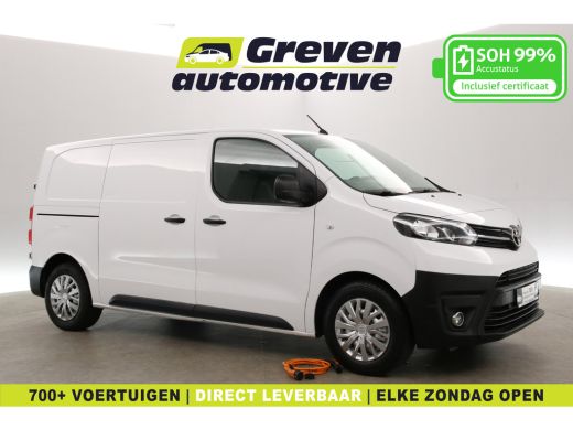 Toyota ProAce 75 kWh L2H1 Long Range | Snelladen | SOH 99% | Airco | Cruise | 3 Zits | Carplay | Parkeersens. ActivLease financial lease