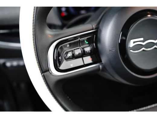 Fiat 500C La Prima 42 kWh l Leder l 17" l Adaptive Cr Control l Stuurverwarming l Cabrio! l Navigatie l Sid... ActivLease financial lease