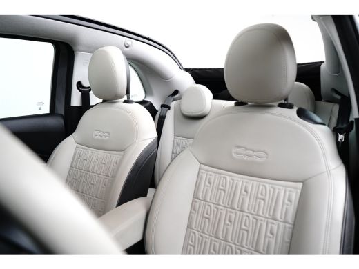 Fiat 500C La Prima 42 kWh l Leder l 17" l Adaptive Cr Control l Stuurverwarming l Cabrio! l Navigatie l Sid... ActivLease financial lease